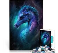 Puzzle 1000 pezzi per adulti animali galassia cavalluccio marino interessante puzzle per ridurre lo stress 50 x 75 cm intera famiglia