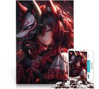 puzzle 1000 pezzi per adulti Anime Samurai Assassin Difficile da completare ma divertente e umoristico Decorazioni e regali unici per la casa 38x52cm