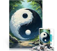 puzzle 1000 pezzi per adulti Anime Yin Yang Natura Antistress Vacanza in patria Uccidere il tempo Giocattoli per la decorazione della casa 70x100cm