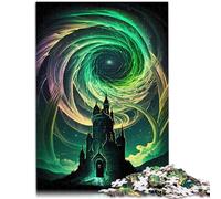 Puzzle 1000 pezzi per adulti antico castello cosmo giocattolo educativo intellettuale decompressione 50 x 75 cm gioco impegnativo e gioco di famiglia