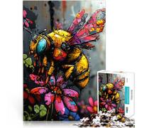 Puzzle 1000 pezzi per adulti api gioco stimolante con poster e scheda di domande e risposte per adolescenti dai 14 anni in su. 26x38cm