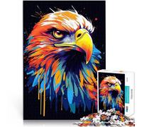 puzzle 1000 pezzi per adulti Aquila American Spirit Bird Gioco intellettuale giocattolo Ogni pezzo è unico - Gioco divertente e stimolante per tutta la famiglia 75x50cm