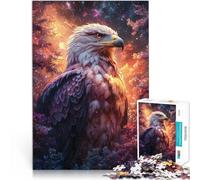 puzzle 1000 pezzi per adulti Aquila nella foresta cosmica Allena il tuo cervello e le tue mani Giocattoli per la decorazione della casa 38x26cm