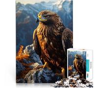 puzzle 1000 pezzi per adulti Aquila reale Giocattoli che creano dipendenza e sfidano l'intelligenza del cervello Decorazione d'arte per la casa 75x50cm