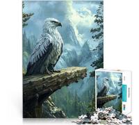 puzzle 1000 pezzi per adulti Aquila sulla cima della montagna Giocattoli di gioco impegnativi Collezione di artisti, Belle arti 75x50cm