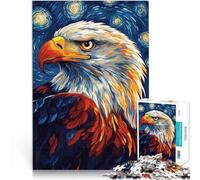 puzzle 1000 pezzi per adulti Aquila sulla cima della montagna Vacanza a casa: uccidere il tempo Regalo di compleanno, regali, arte murale 38x26cm