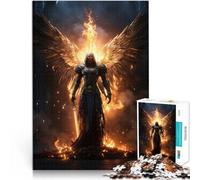 puzzle 1000 pezzi per adulti Arcangelo del fuoco oscuro per il giocattolo di sfida del gioco educativo Migliorare l'amore tra le coppie 75x50cm