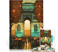 puzzle 1000 pezzi per adulti Arco di Trionfo astratto Antistress Vacanza in patria Uccidere il tempo Adatto per la decorazione del desktop 50x70cm