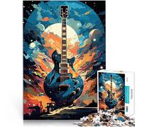 puzzle 1000 pezzi per adulti Armonia di chitarra elettrica giocattoli educativi per l'apprendimento Gioco educativo per compleanno e Natale 38x26cm