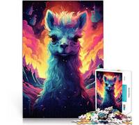 Puzzle 1000 pezzi per adulti Art Alpaga Cartoon Jigsaw Puzzle Adatto per la decorazione dell'ufficio 14,96 "x 20,47" per adolescenti da 14 anni e oltre
