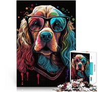 Puzzle 1000 pezzi per adulti Art Dogs Puzzle interessanti per la riduzione dello stress Migliora la memoria Adatto per adolescenti dai 14 anni e oltre 50 x 70 cm