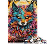 Puzzle 1000 pezzi per adulti Art Fox Puzzle Gifts Ogni pezzo è unico - Gioco familiare stimolante e divertente per adolescenti di 14 anni e oltre 26 x 38 cm