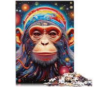 Puzzle 1000 pezzi per adulti Art Monkey Puzzle Puzzle Difficile da completare ma divertente e umoristico per i 14 anni e più 26 x 38 cm