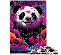 puzzle 1000 pezzi per adulti Art Panda per Jigsaw Puzzle Family Game Stress Reliever Difficult Challenge Puzzle 38 x 52 cm