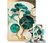 puzzle 1000 pezzi per adulti Arte astratta dell'albero bonsai Giocattolo educativo antistress Decorazioni e regali unici per la casa 75x50cm