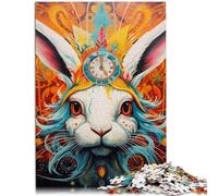 Puzzle 1000 pezzi per adulti arte coniglietti cartone animato puzzle 26x38cm Migliora l'amore tra le coppie per i 14 anni e più