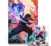 puzzle 1000 pezzi per adulti Arte d'azione dei samurai Antistress Vacanza in patria Uccidere il tempo Adatto per la decorazione del desktop 38x26cm