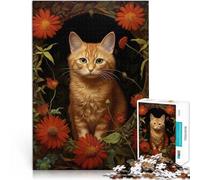 puzzle 1000 pezzi per adulti Arte del gatto Giocattoli che creano dipendenza e sfidano l'intelligenza del cervello Buon regalo 52x38cm