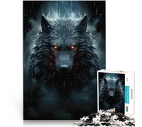 puzzle 1000 pezzi per adulti Arte del lupo Aiuta il cervello ad allenare i giocattoli che creano dipendenza per coltivare la pazienza Buon regalo 50x70cm