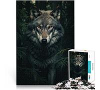puzzle 1000 pezzi per adulti Arte del lupo Aiuta il cervello ad allenare i giocattoli che creano dipendenza per coltivare la pazienza Buon regalo 75x50cm