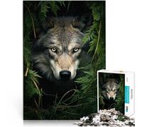 puzzle 1000 pezzi per adulti Arte del lupo Giocattoli che creano dipendenza e sfidano l'intelligenza del cervello Buon regalo 75x50cm