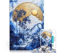 puzzle 1000 pezzi per adulti Arte del rifugio di bambù Kintsugi Giochi educativi Decorazione della casa offerte come regali per tutta la famiglia 50x70cm