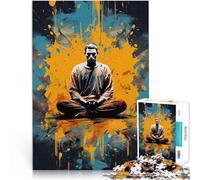 puzzle 1000 pezzi per adulti Arte della meditazione per il giocattolo di sfida del gioco educativo perché è ideale come regalo per tutta la famiglia 70x100cm