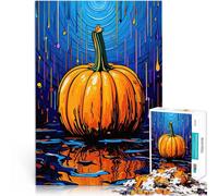 puzzle 1000 pezzi per adulti Arte della zucca Giocattoli educativi per l'apprendimento Giochi per famiglie Migliorare la memoria 38x26cm