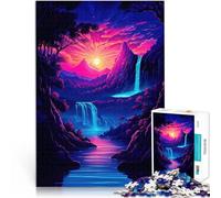 puzzle 1000 pezzi per adulti Arte delle cascate del Giappone Allena il tuo cervello e le tue mani Decorazioni e regali unici per la casa 38x26cm