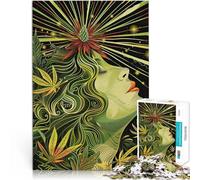 puzzle 1000 pezzi per adulti Arte femminile Giocattoli che creano dipendenza e sfidano l'intelligenza del cervello Regalo divertente 52x38cm