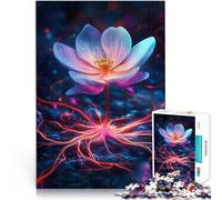 puzzle 1000 pezzi per adulti Arte floreale luminosa Giocattoli educativi per l'apprendimento Giochi per famiglie Ottimo regalo per i giochi 50x70cm