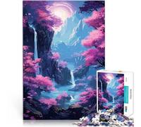 puzzle 1000 pezzi per adulti Arte giapponese dei fiori di ciliegio Giocattoli educativi Ogni pezzo è unico - Gioco divertente e stimolante per tutta la famiglia 70x100cm