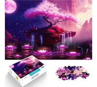 puzzle 1000 pezzi per adulti Arte giapponese dei fiori di ciliegio Gioco rompicapo Decorazione murale Regali unici per compleanno e Natale 38x26cm