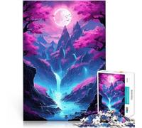 puzzle 1000 pezzi per adulti Arte giapponese dei fiori di ciliegio Rompicapo per Attività divertenti a casa, regali di compleanno, regali di viaggio, 52x38cm