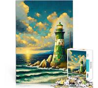 puzzle 1000 pezzi per adulti Arte Kintsugi del faro Giocattolo educativo intellettuale decomprimente è ideale come regalo per tutta la famiglia 75x50cm