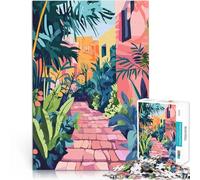 puzzle 1000 pezzi per adulti Arte minimalista nei vicoli pastello bulgari Gioco intellettuale Collezione di artisti, Belle arti 75x50cm