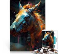 puzzle 1000 pezzi per adulti Asino Mondo immaginario Antistress Vacanza in patria Uccidere il tempo Lista dei desideri con Babbo Natale 52x38cm