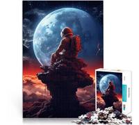 puzzle 1000 pezzi per adulti Astronauta che contempla la Terra Allena il tuo cervello e le tue mani perché è ideale come regalo per tutta la famiglia 50x70cm