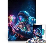 puzzle 1000 pezzi per adulti Astronauta e medusa Antistress Vacanza in patria Uccidere il tempo Collezione di artisti, Belle arti 52x38cm
