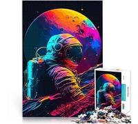 puzzle 1000 pezzi per adulti Astronauta nello spazio Antistress Vacanza in patria Uccidere il tempo Migliorare l'amore tra le coppie 75x50cm