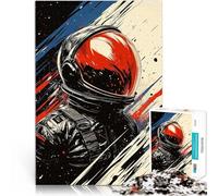puzzle 1000 pezzi per adulti Astronauta nello spazio Giocattoli educativi per l'apprendimento Giochi per famiglie Opera d'arte 52x38cm