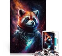Puzzle 1000 pezzi per adulti Astronauta Panda Roux Gioco Giocattoli per la Famiglia Regalo di Compleanno Decorazione Murale 26 x 38 cm