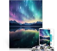 puzzle 1000 pezzi per adulti Aurora boreale sulle montagne Giocattoli Giochi Educativi Antistress perché è ideale come regalo per tutta la famiglia 70x100cm