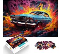 Puzzle 1000 pezzi per adulti auto abbandonata gioco educativo sfida giocattolo è ideale come regalo per tutta la famiglia 19,7 "x 29,5"