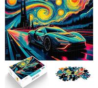 puzzle 1000 pezzi per adulti Auto in una notte stellata Antistress Vacanza in patria Uccidere il tempo perché è ideale come regalo per tutta la famiglia 38x26cm