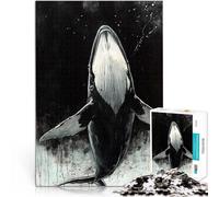 puzzle 1000 pezzi per adulti Balena nelle profondità per il giocattolo di sfida del gioco educativo Regalo di compleanno, regali, arte murale 38x26cm