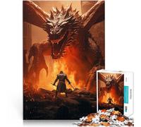 puzzle 1000 pezzi per adulti Battaglia leggendaria del drago Vacanza a casa: uccidere il tempo Adatto per la decorazione del desktop 38x26cm