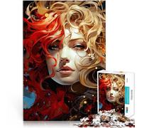 puzzle 1000 pezzi per adulti bella donna arte Giocattoli che creano dipendenza e sfidano l'intelligenza del cervello Buon regalo 75x50cm