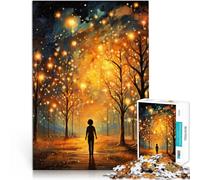 puzzle 1000 pezzi per adulti bella vista notturna Difficile da completare ma divertente e umoristico Collezione di artisti, Belle arti 38x26cm