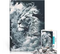 puzzle 1000 pezzi per adulti Bestia Leone Fumoso Difficile da completare ma divertente e umoristico perché è ideale come regalo per tutta la famiglia 38x26cm